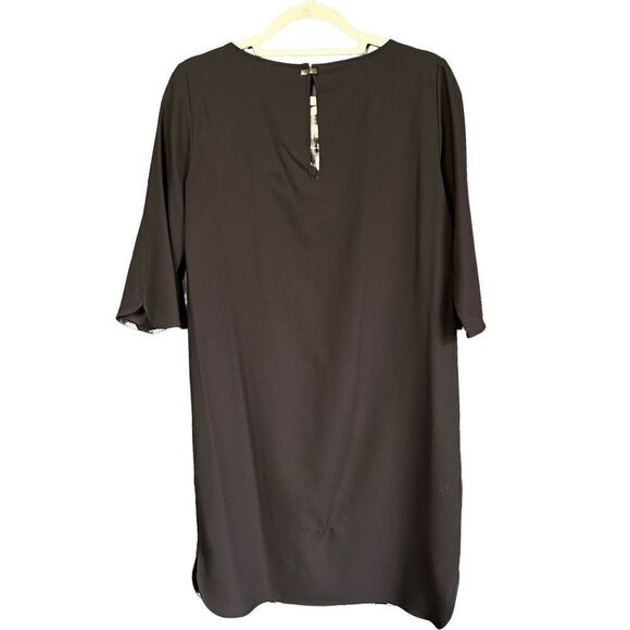 Mango MNG Basics Abstract Pattern Keyhole Back Dress - Picture 5 of 8